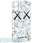 Чехол-накладка силикон MItriFON для iPhone 12 mini (5.4") 0.8мм с флуоресцентным рисунком AW Белый KS-24 - фото 68396