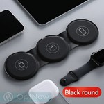 Беспроводное зарядное устройство MItrifON Magnetic Wireless charger stand 3в1 MageSafe Stand (JQ-64) Черный - фото 92305