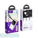 Аккумулятор внешний универсальный Hoco J41-10000 mAh Treasure Power Bank с LED индикатором (2USB: 5V-2.0A) Белый - фото 92214