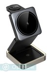 Беспроводное зарядное устройство ACEFAST E20 desktop 3в1 wireless charging stand 23W для Apple iPhone/ Watch/ Airpods Черный - фото 92280