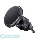 Автомобильное беспроводное зарядное устройство Deppa Magsafe Qi2 Flex D-55212 ( 5В/ 2А, 9В/ 2А, 12В/1,5А 15W) Черный - фото 92388