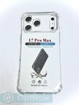 Чехол силиконовый для iPhone 17 Pro Max (6.9") тонкий с защитой камеры Прозрачный - фото 92669