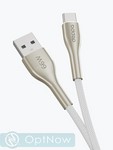 Дата-кабель Deppa Apollo Usb-A - Type-C (72605), 66Вт (1м) Белый - фото 92798
