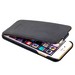 Чехол Fashion Case для iPhone 6s/ 6 (4.7) кожаный с откидным верхом черный - фото 6905