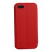 Чехол-книжка кожаный Innovation Case для iPhone SE/ 5S/ 5 Красный - фото 56764