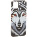 Чехол-накладка силикон MItriFON для iPhone 11 Pro Max (6.5") 0.8мм с флуоресцентным рисунком Волк Черно-белый - фото 63577