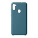 Чехол-накладка силикон Deppa Liquid Silicone Case D-87576 для Samsung A11/ M11 1.7мм Синий - фото 64056