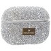 Набор SWAROVSKI 3в1 (чехол для iPhone 11 Pro (5.8")+ремешок для Apple Watch 44/42+чехол для Air Pods Pro) Светло-серый - фото 64241