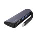 Переходник Deppa Type-C Hub 5в1 (73125) Type-C to USB3.0x3/ HDMI/ Type-C Power Delivery для MacBook Графитовый - фото 64295