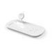 Беспроводное зарядное устройство Deppa 3в1 (D-24010) для Apple iPhone/ Watch (1-5ser)/ Air Pods 17.5W Белый - фото 64596