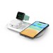Беспроводное зарядное устройство Deppa 3в1 (D-24010) для Apple iPhone/ Watch (1-5ser)/ Air Pods 17.5W Белый - фото 64597