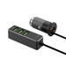 Разделитель автомобильный Deppa D-11295 USB + 3USB QC3.0 7A алюминий Графитовый - фото 64637