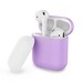 Чехол силиконовый Deppa для AirPods 2/ AirPods D-47022 1.4мм Лавандово-белый - фото 64671