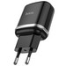 Адаптер питания Hoco N3 Special single port QC3.0 charger Apple&Android (USB: 3.6-6.5V 3.0A/6.6-9V 2.0A/ 18W) Черный - фото 64744