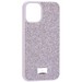 Чехол-накладка силиконовая со стразами SWAROVSKI Crystalline для iPhone 12 mini (5.4") Серый - фото 65129
