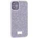 Чехол-накладка силиконовая со стразами SWAROVSKI Crystalline для iPhone 12 mini (5.4") Серый - фото 65130