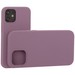 Накладка силиконовая MItrifON для iPhone 12 mini (5.4") без логотипа Dark Lilac Темно-сиреневый №61 - фото 66266