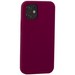 Накладка силиконовая MItrifON для iPhone 12 mini (5.4") без логотипа Maroon Бордовый №52 - фото 66268