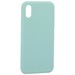 Накладка силиконовая MItrifON для iPhone XS/ X (5.8") без логотипа Spearmint Нежная мята №50 - фото 66322