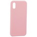 Накладка силиконовая MItrifON для iPhone XS/ X (5.8") без логотипа Pink Розовый №6 - фото 66328