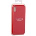 Накладка силиконовая MItrifON для iPhone XS/ X (5.8") без логотипа Product red Красный №14 - фото 66349