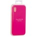 Накладка силиконовая MItrifON для iPhone XS/ X (5.8") без логотипа Bright pink Ярко-розовый №47 - фото 66353