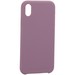 Накладка силиконовая MItrifON для iPhone XR (6.1") без логотипа Dark Lilac Темно-сиреневый №61 - фото 66374