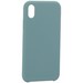Накладка силиконовая MItrifON для iPhone XR (6.1") без логотипа Изумрудный №62 - фото 66376