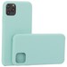 Накладка силиконовая MItrifON для iPhone 11 Pro Max (6.5") без логотипа Spearmint Нежная мята №50 - фото 66478