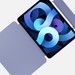 Чехол-подставка Deppa Wallet Onzo Magnet для iPad 10.9" 2022г. (10-го поколения) Soft touch 2.0мм (D-88365) Серо-лавандовый - фото 87922