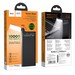 Аккумулятор внешний универсальный Hoco J62A-10000 mAh Jove table lamp mobile power bank (2USB, Micro USB, Type C: 5V-2A) Черный - фото 67777