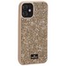 Чехол-накладка силиконовая со стразами SWAROVSKI Crystalline для iPhone 12 mini (5.4") Золотой - фото 67983