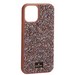 Чехол-накладка силиконовая со стразами SW для iPhone 12 mini (5.4") Светло-коричневый - фото 68000