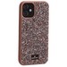 Чехол-накладка силиконовая со стразами SW для iPhone 12 mini (5.4") Светло-коричневый - фото 68001