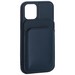 Чехол-накладка кожаный Mutural для Iphone 12 mini (5.4") с бумажником MagSafe Зеленый - фото 68034