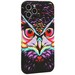 Чехол-накладка силикон MItriFON для iPhone 12 Pro (6.1") 0.8мм с флуоресцентным рисунком Сова Фиолетовая T9 - фото 68136