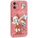 Чехол-накладка силикон MItriFON для iPhone 12 (6.1") 0.8мм с флуоресцентным рисунком AW Розовый J57 - фото 68223