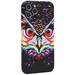 Чехол-накладка силикон MItriFON для iPhone 12 Pro Max (6.7") 0.8мм с флуоресцентным рисунком Сова Фиолетовая T9 - фото 68355