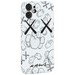 Чехол-накладка силикон MItriFON для iPhone 12 mini (5.4") 0.8мм с флуоресцентным рисунком AW Белый KS-24 - фото 68397