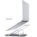 Держатель настольный Hoco Excellent alloy folding computer Stand (PH37) для компьютеров Серебристый - фото 68708