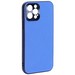 Чехол-накладка пластиковая GKS Design Creative Case с силиконовыми бортами для iPhone 12 Pro (6.1") Синий - фото 68764