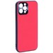 Чехол-накладка пластиковая GKS Design Creative Case с силиконовыми бортами для iPhone 12 Pro (6.1") Красный - фото 68768