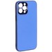 Чехол-накладка пластиковая GKS Design Creative Case с силиконовыми бортами для iPhone 12 Pro Max (6.7") Синий - фото 68776