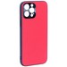 Чехол-накладка пластиковая GKS Design Creative Case с силиконовыми бортами для iPhone 12 Pro Max (6.7") Красный - фото 68780