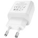 Адаптер питания Hoco N5 Favor dual port PD+QC 3.0 charger (USB: 5V max 3.0A/ 20Вт) Белый - фото 69162