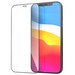 Стекло защитное Hoco Nano 3D A12 Plus узкие силиконовые рамки для iPhone 14/ 13/ 13 Pro 2021 (6.1") 0.3mm Black - фото 87917