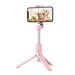 Монопод для селфи HOCO K11 Wireless tripod selfie stand (0.68 м) 3.5"-6.5" Pink Розовый - фото 69295