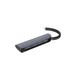 Переходник Hoco HB12 Victory Type-C to USB3.0x4 для MacBook Черный - фото 69348