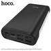 Аккумулятор внешний универсальный Hoco J60 30000 mAh Snowflake table lamp mobile power bank (4USB:5V-2.0A Max) Черный - фото 69417