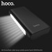 Аккумулятор внешний универсальный Hoco J60 30000 mAh Snowflake table lamp mobile power bank (4USB:5V-2.0A Max) Черный - фото 69419